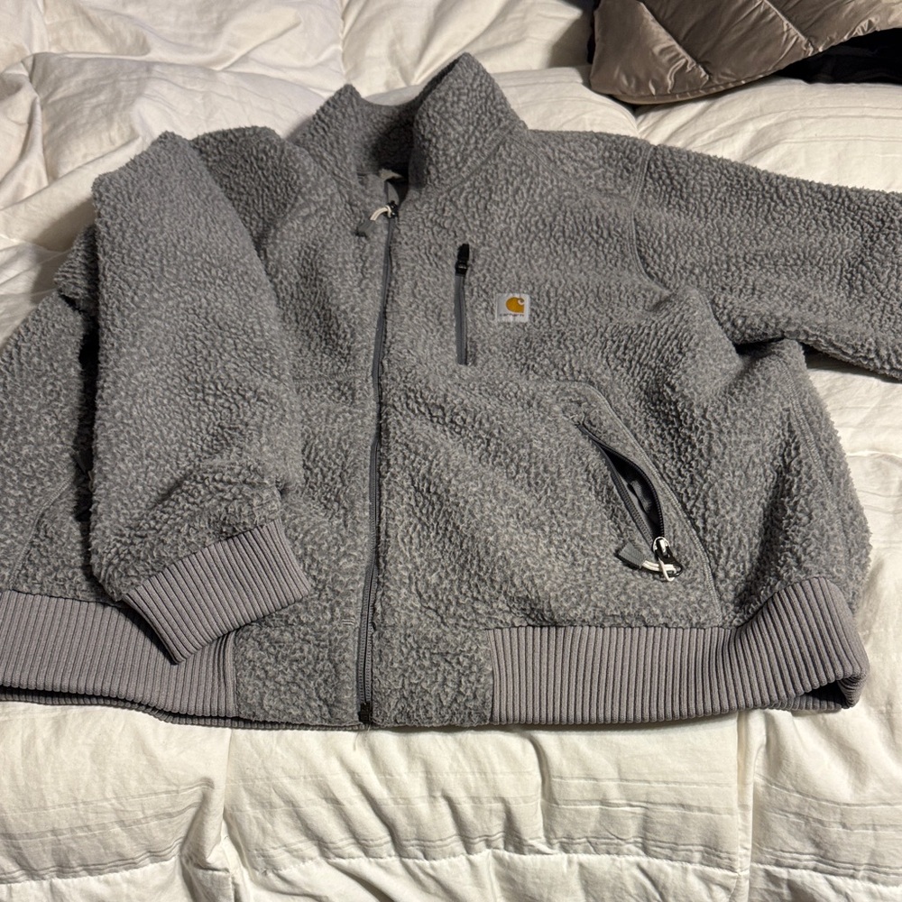 Carhartt Gray Fleece Jacket
